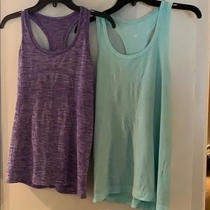 Racer back Running tops. Good used condition.